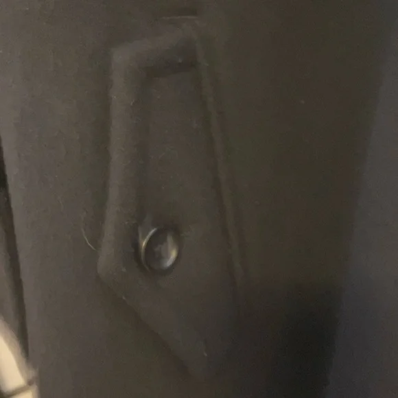 Uniqlo Very Black Wool Blend Short Cape Rare And Stylish Size L Fits M/L/XL - Picture 6 of 10